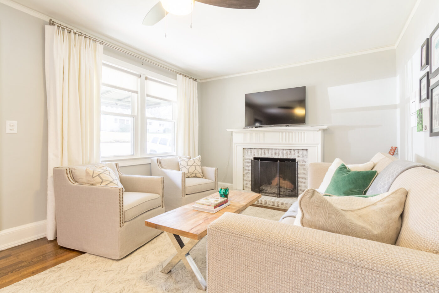Airbnb Interior Design - Greenville SC - Kristin Hanson